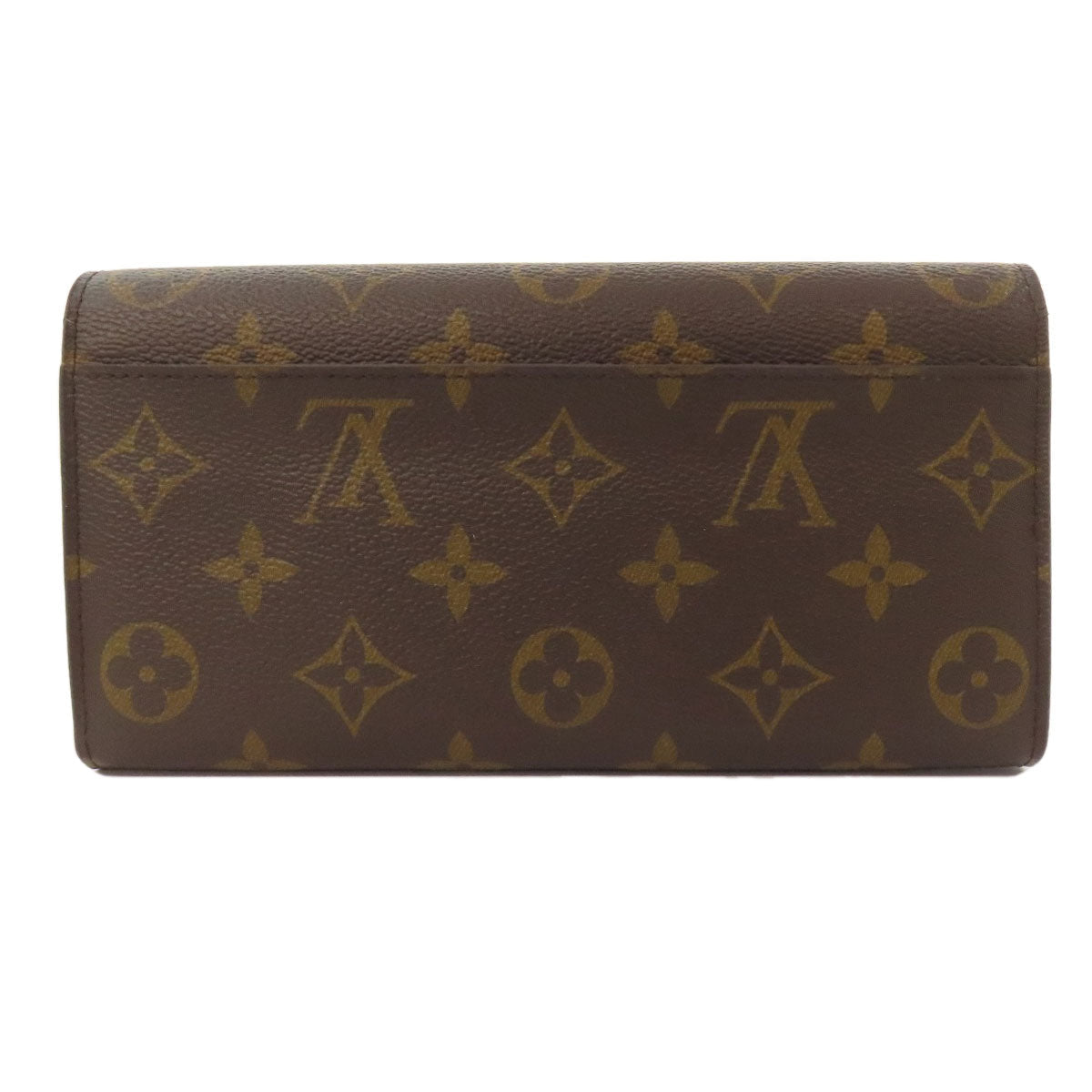 Louis Vuitton Long Purse M62236 Portefeuille Sara Monogram Canvas Brown Wallet Case