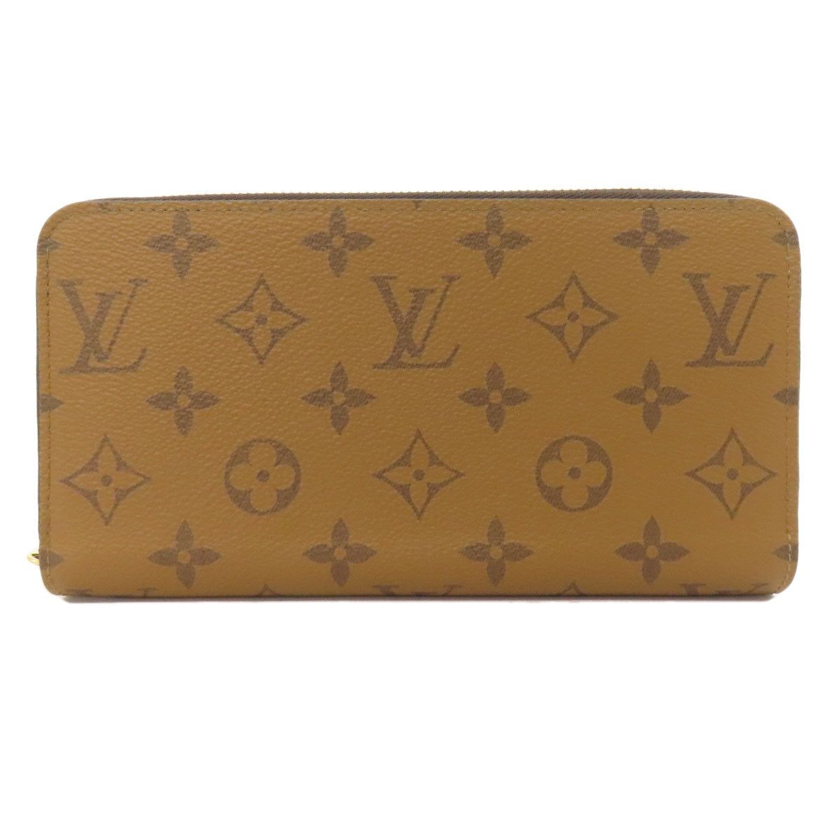 Louis Vuitton Long Purse M82444 reverse Zippy Monogram Brown Wallet Case
