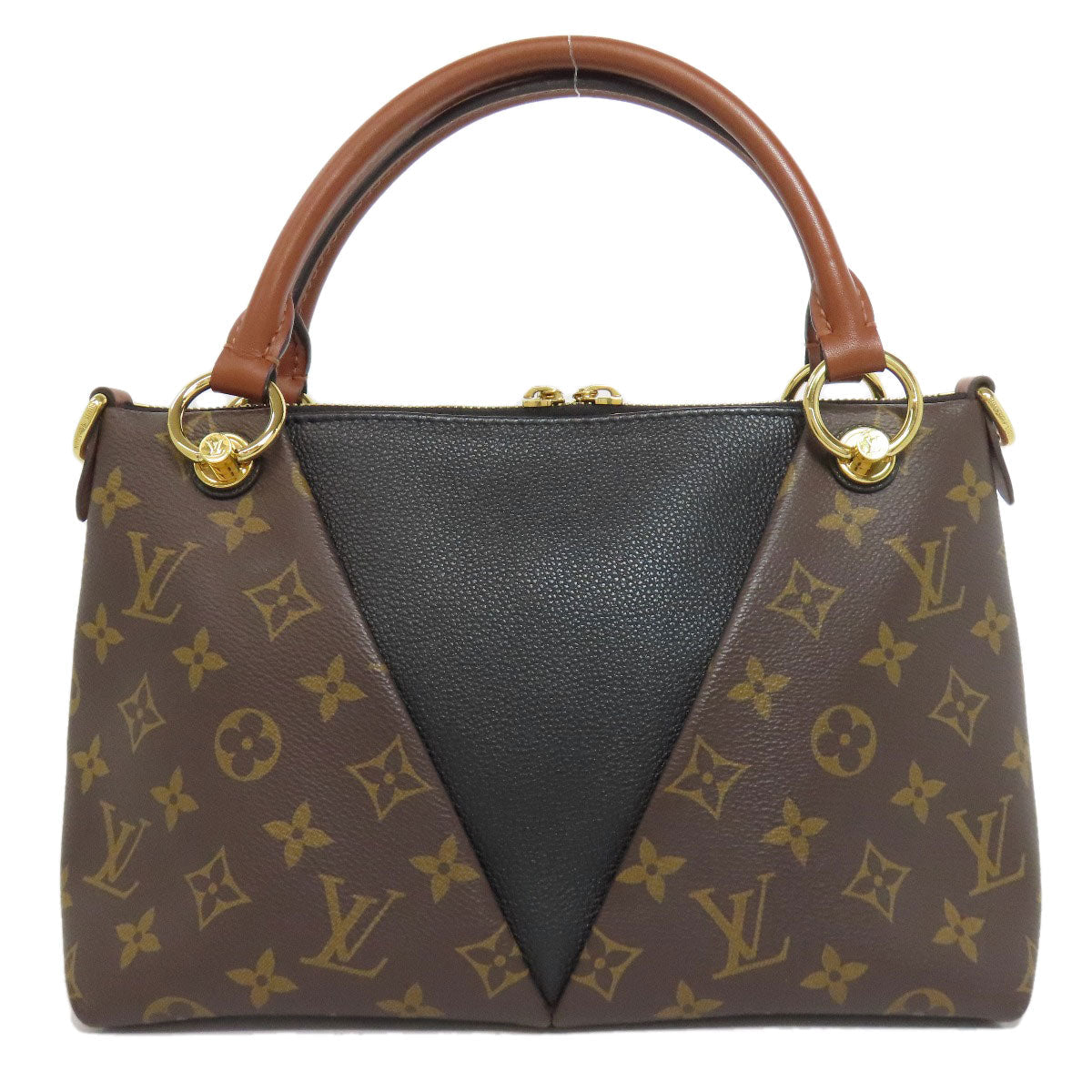 Louis Vuitton M43976 V BB Monogram Canvas Brown Tote Bag