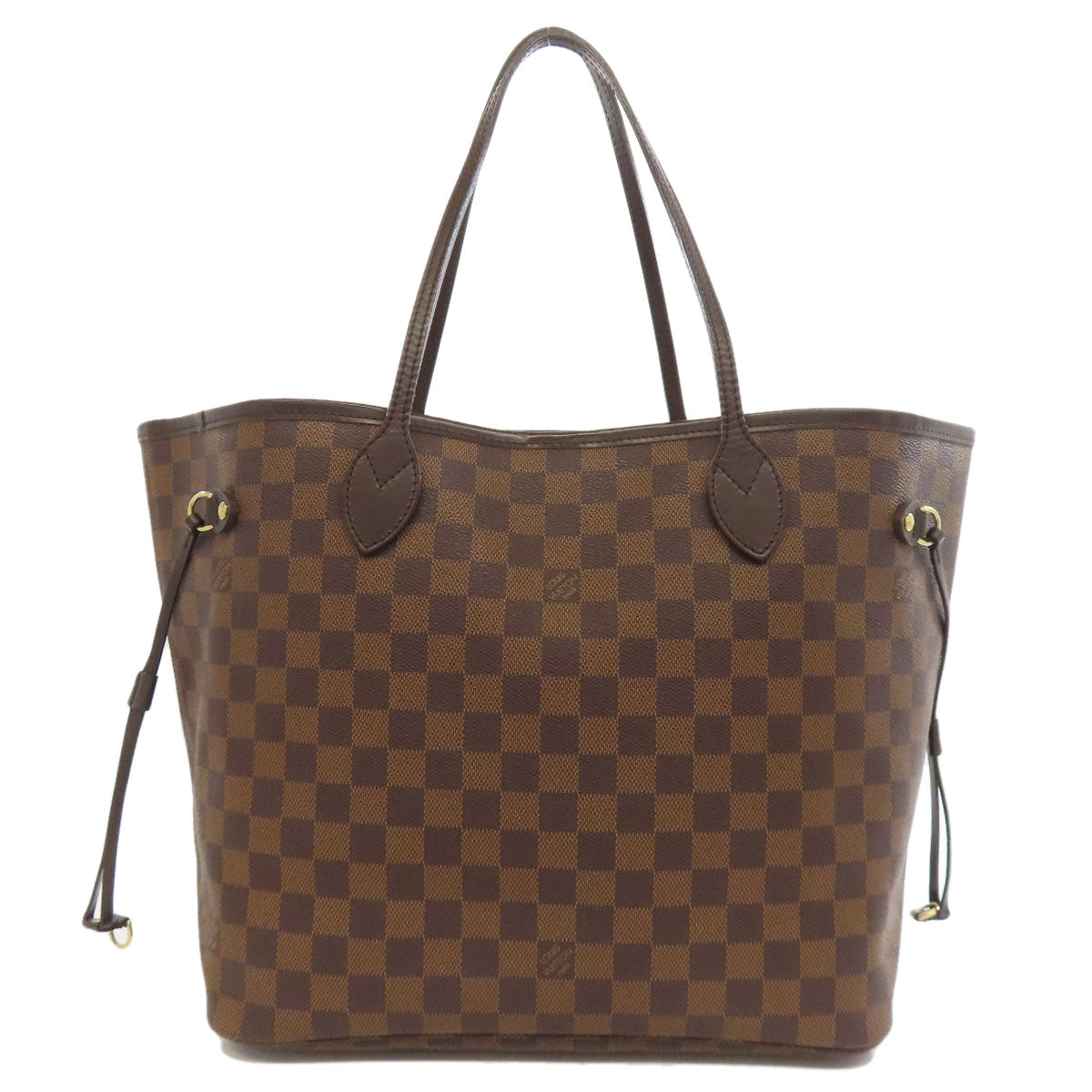 Louis Vuitton N51105 Damier Neverfull MM Canvas Brown Tote Bag 4