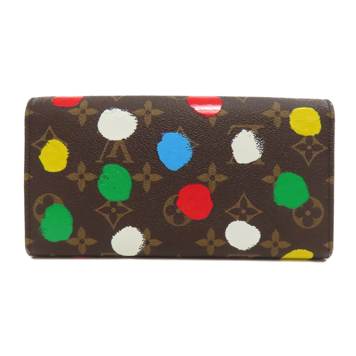 Louis Vuitton Long Purse M81980 Portefeuille・Sarah collaboration Monogram Canvas Brown Wallet Case