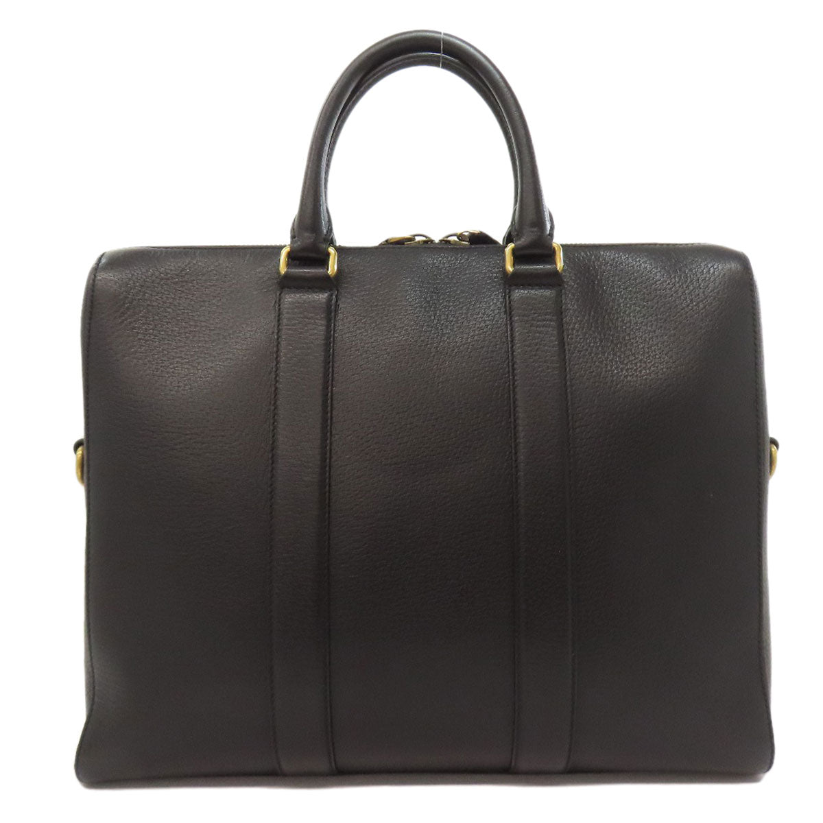 Gucci Business Briefcase Leather Black Handbag