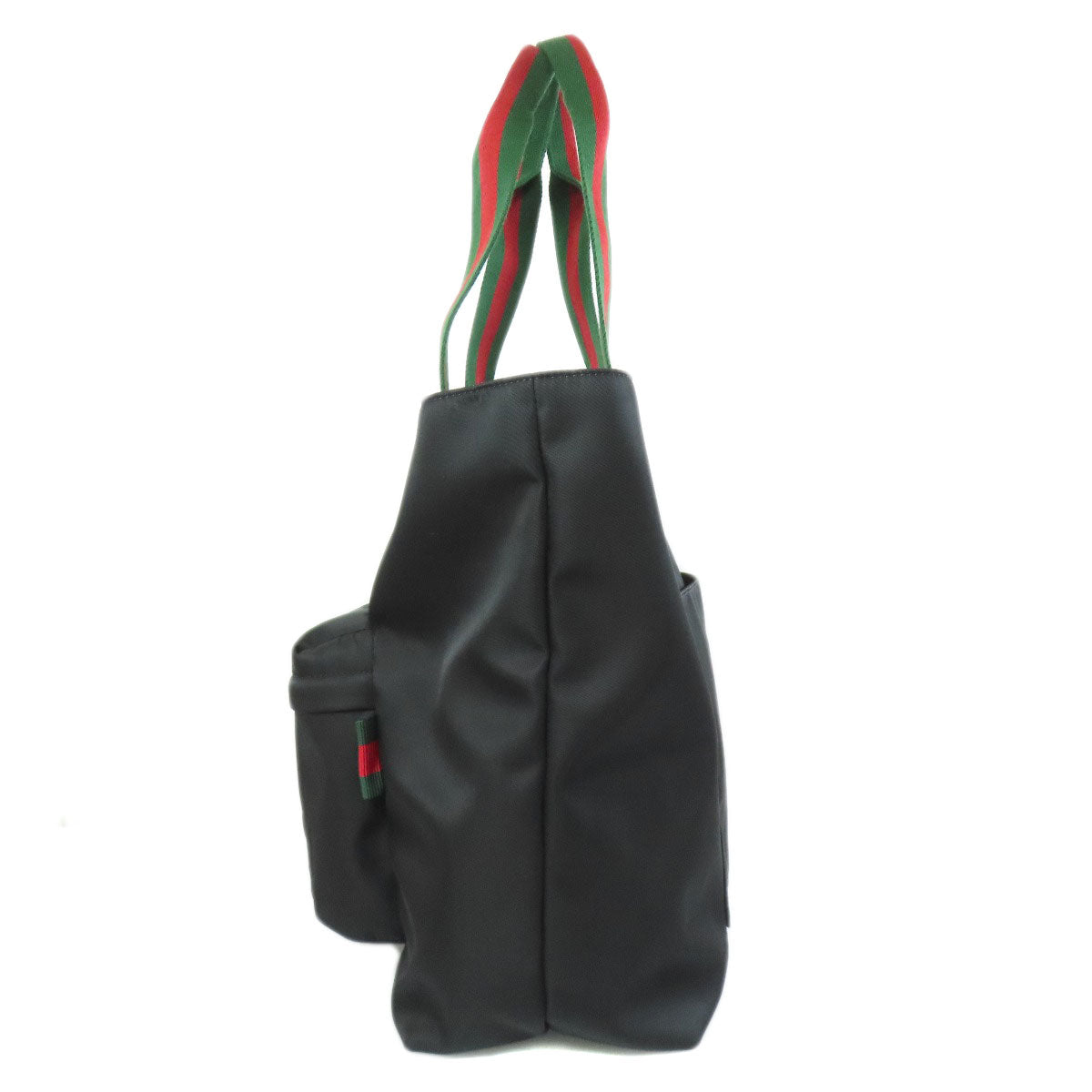 Gucci Sherry Line Nylon Black Large Tote Bag