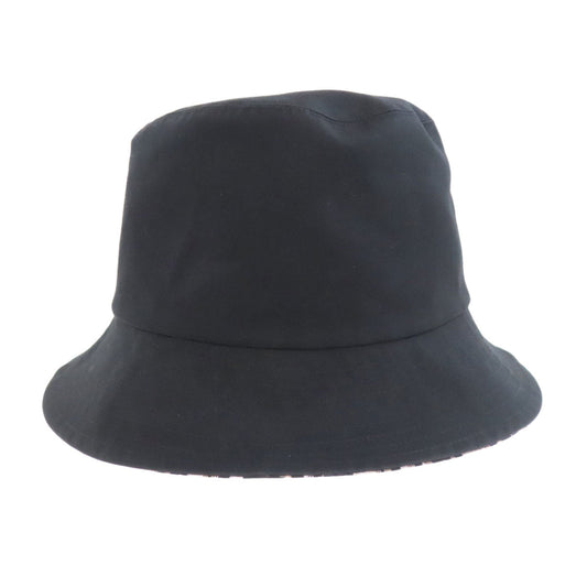 Dior Christian Hat Oblique Baguette Hat Nylon Brown Travel Bag