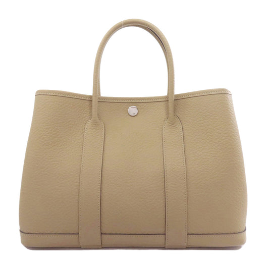 Hermes Handbag Negonda Garden Party Pm Silvermetal Brown Travel Bag