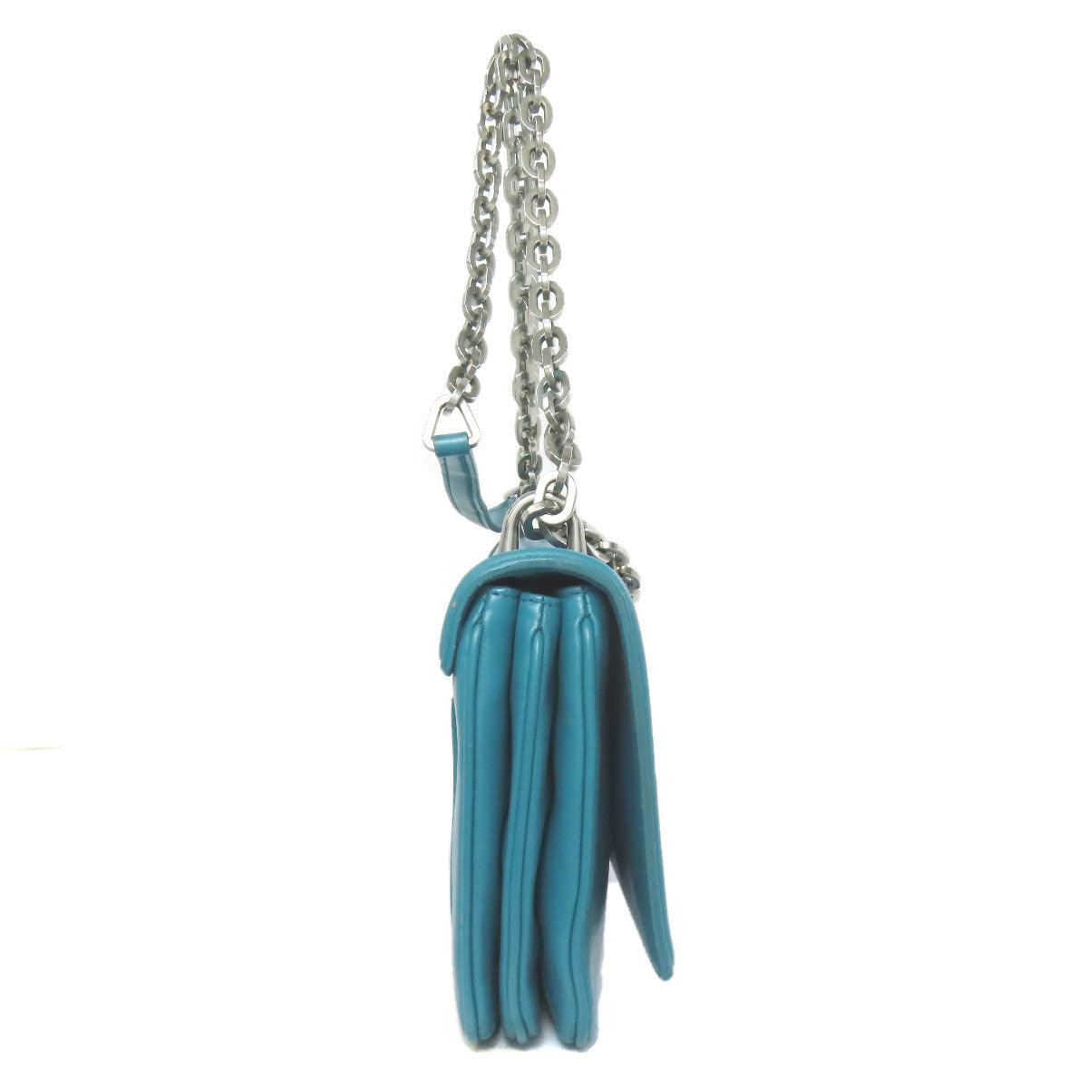 Shoulder Bag Chainshoulder Leather Green