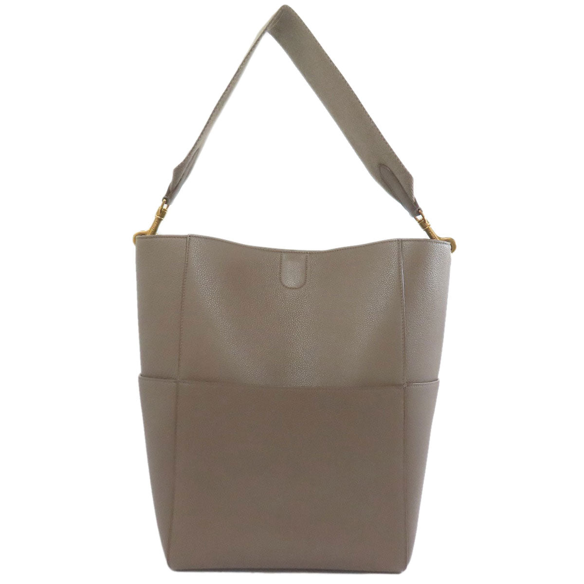 Tote Bag Sangle Leather Brown