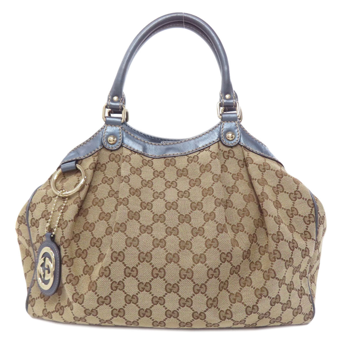 Gucci Sukey GG Canvas Brown Handbag