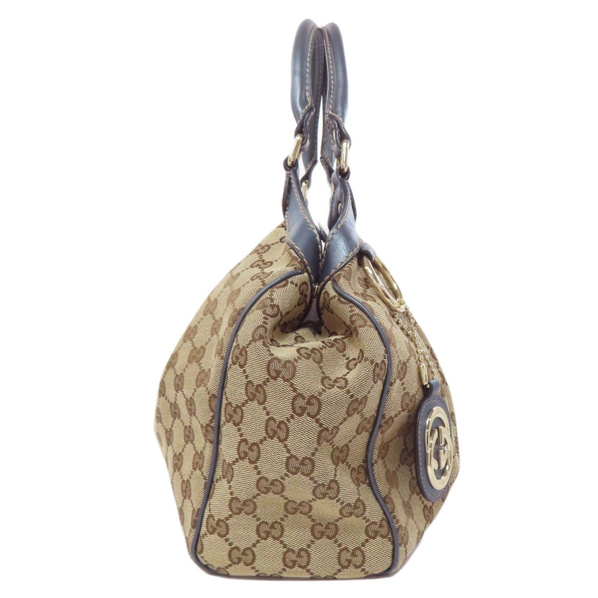 Gucci Sukey GG Canvas Brown Handbag