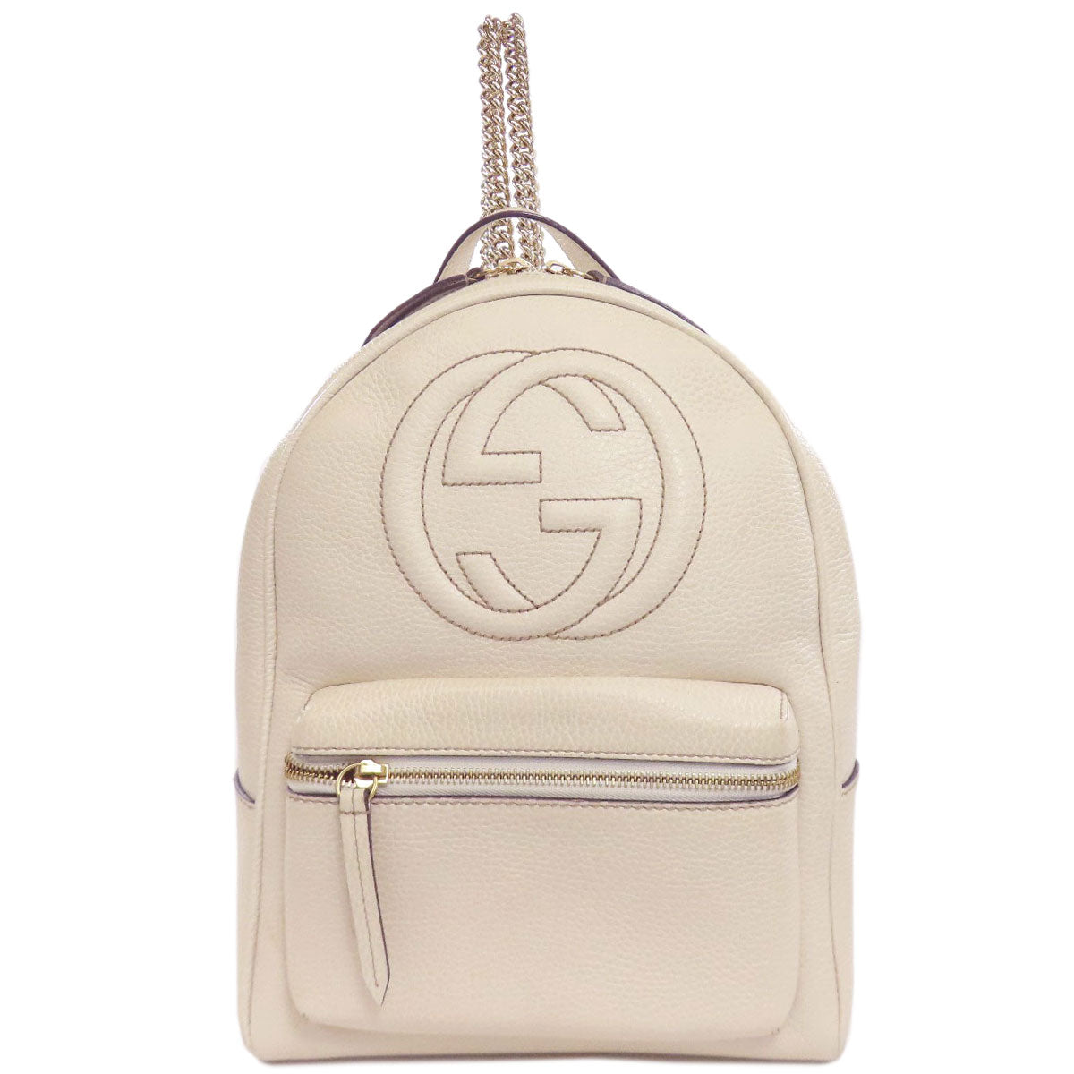 Gucci Backpack Soho Leather White