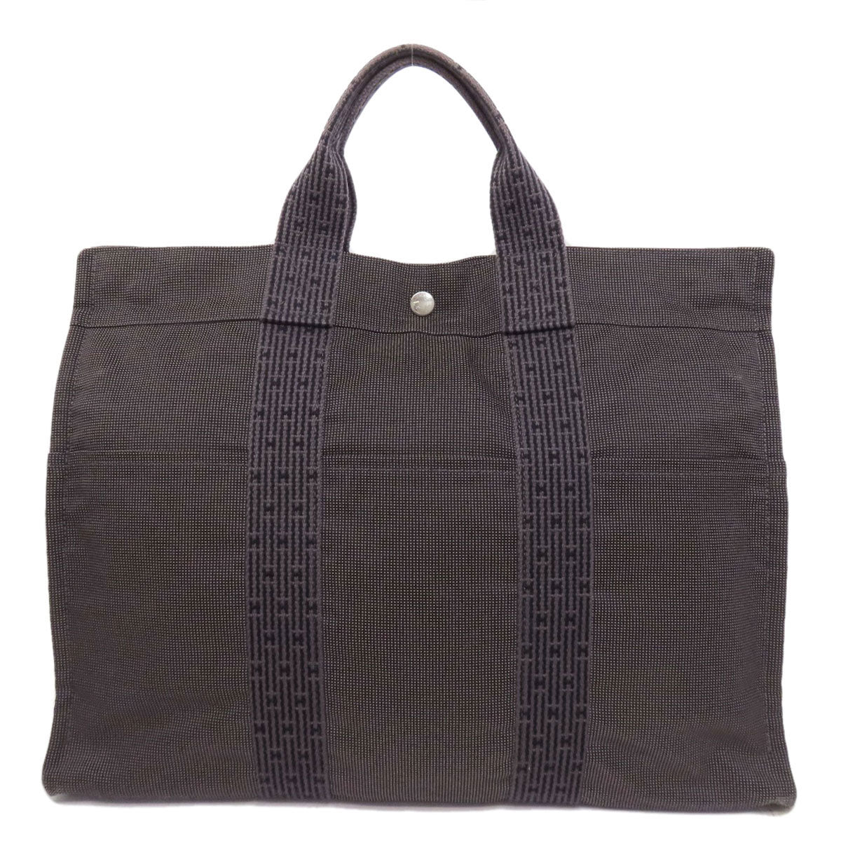 Tote Bag Gray Her Linemm Canvas