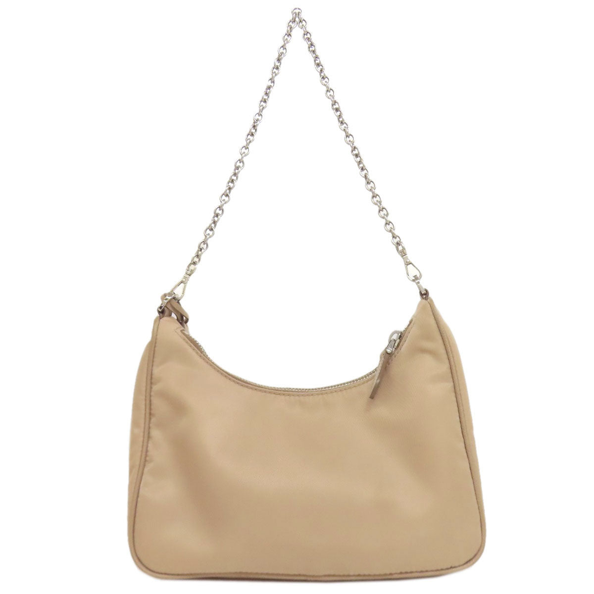 Re Edition Logometal Way Nylon Beige Travel Bag