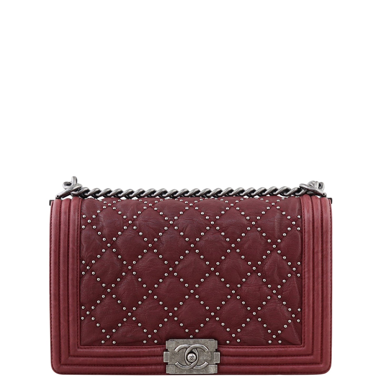 Chanel Boy New Studded 21 Series Handbag Medium