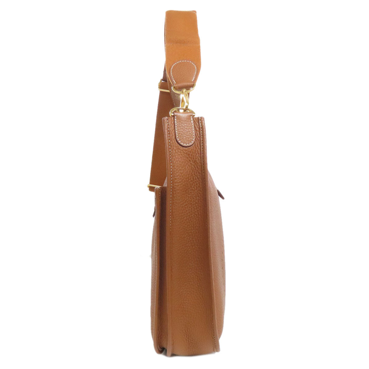 Hermes Shoulder Bag Taurillon Clemence Evelyn Pm Metal Gold