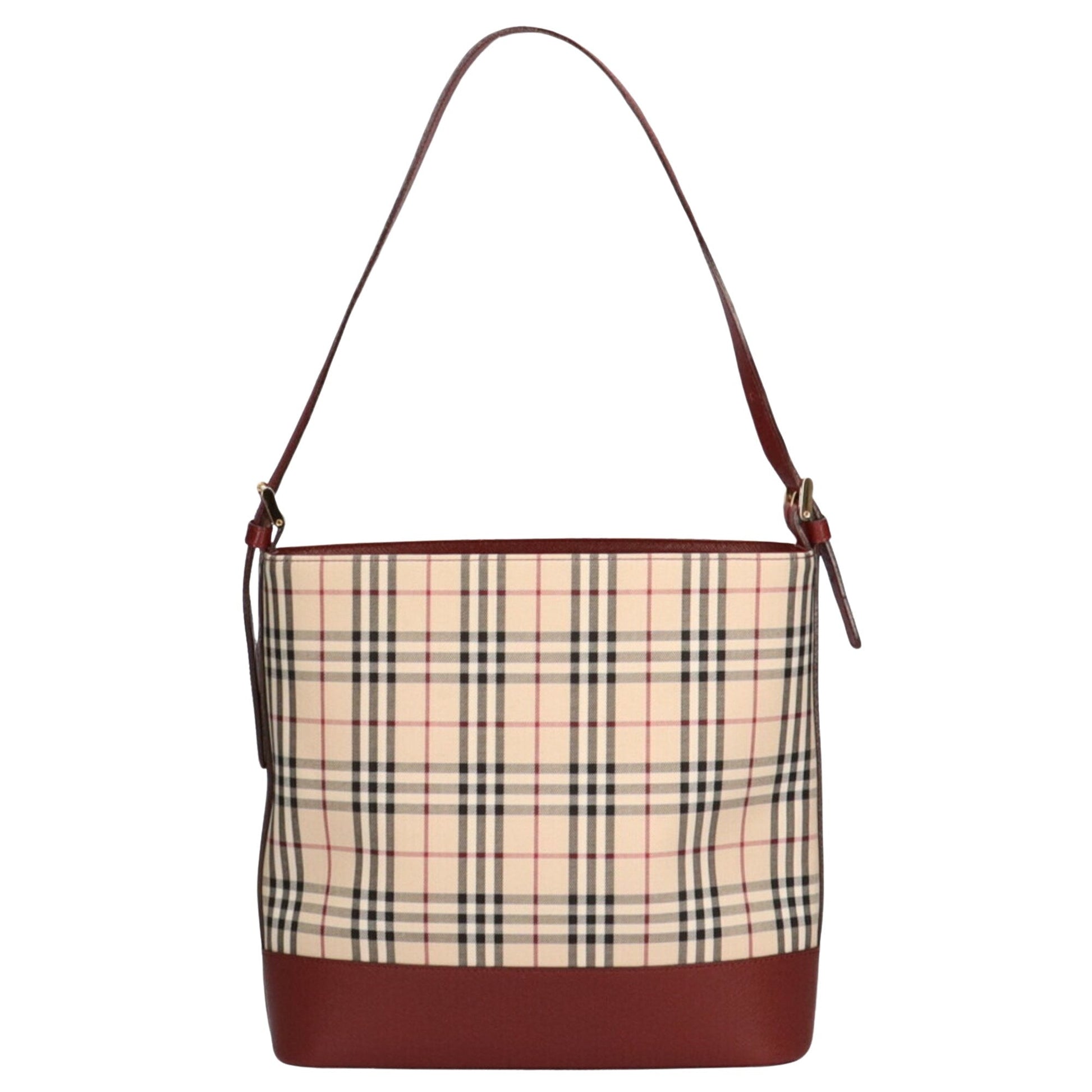 Burberry Luxury Nova Check Shoulder Bag Shoulder Bag 189
