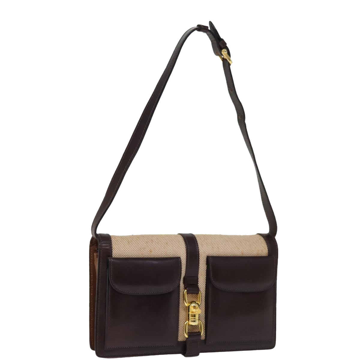 Luxury Shoulder Bag Leather Canvas