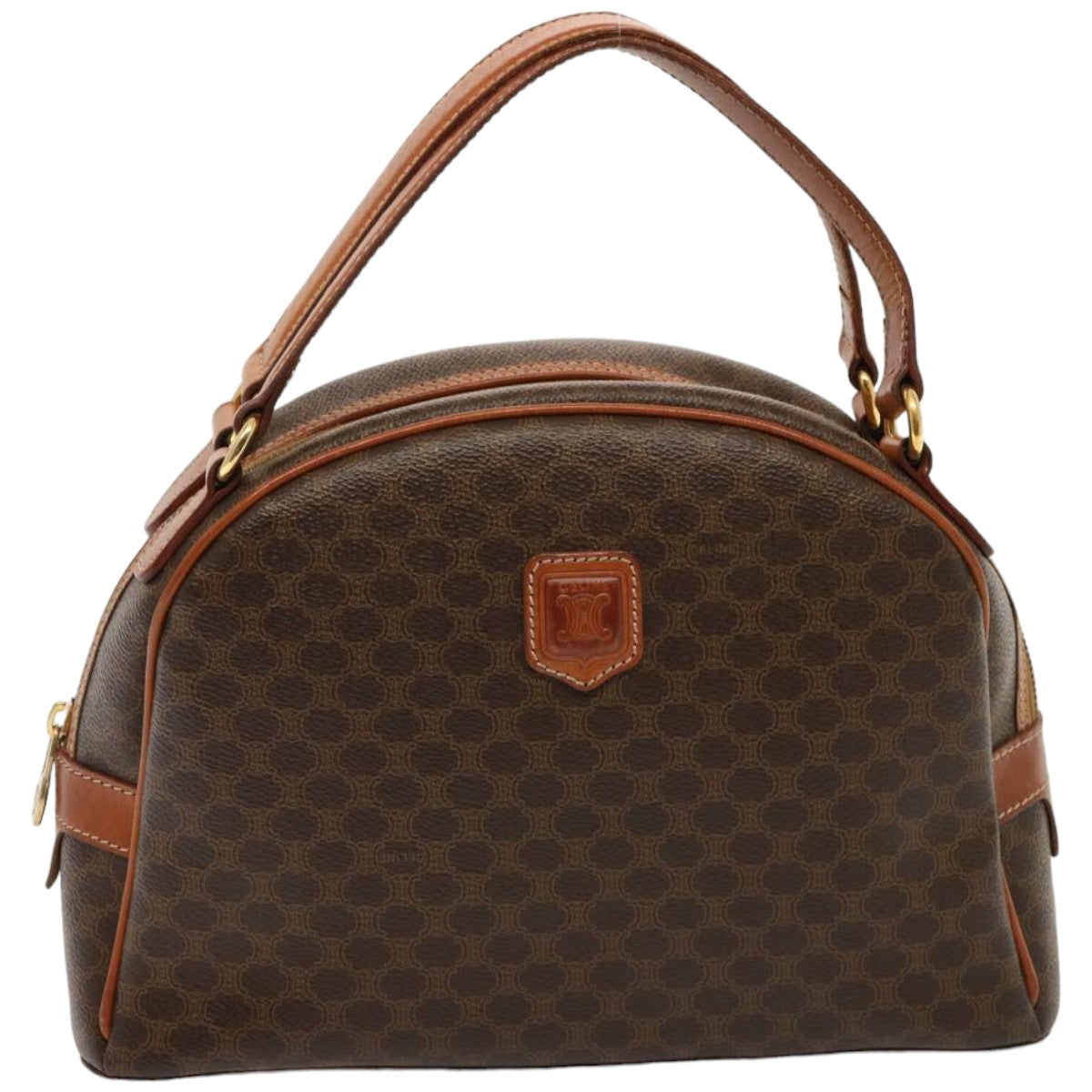 Luxury Macadam Hand Bag Pvc Canvas Brown Travel Bag
