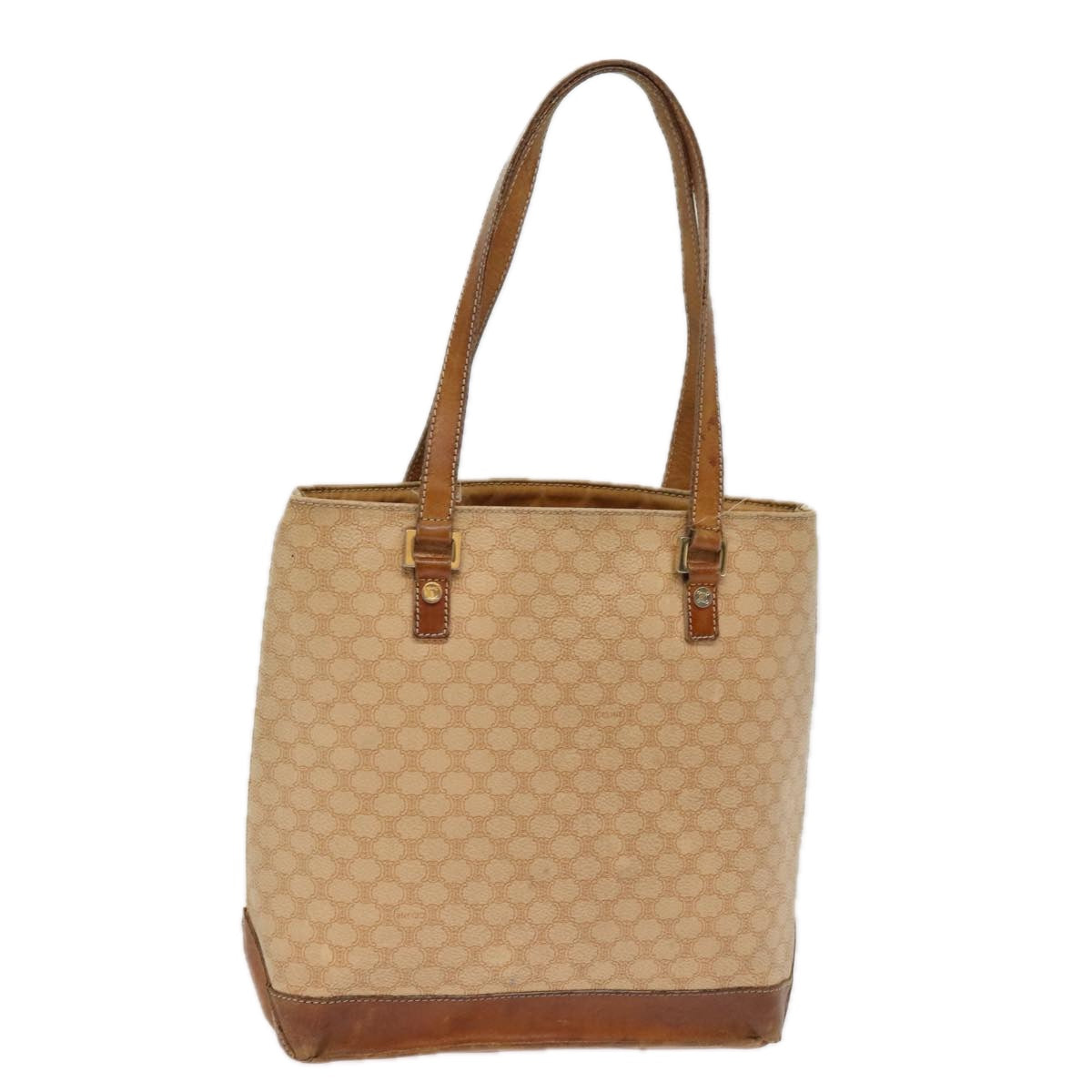 Luxury Macadam Hand Bag Pvc Canvas Beige Travel Bag