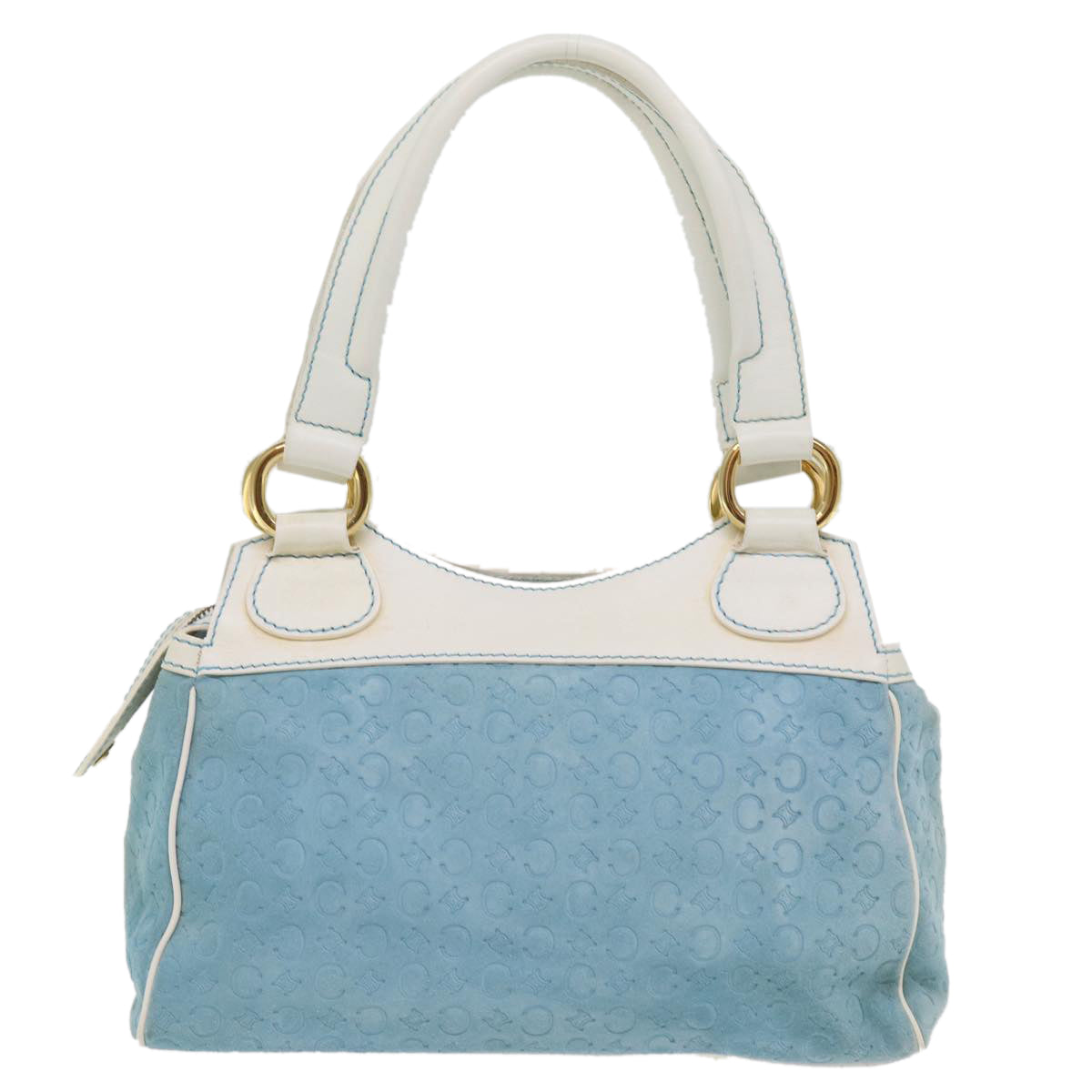 Luxury C Macadam Hand Bag Canvas Blue Travel Bag