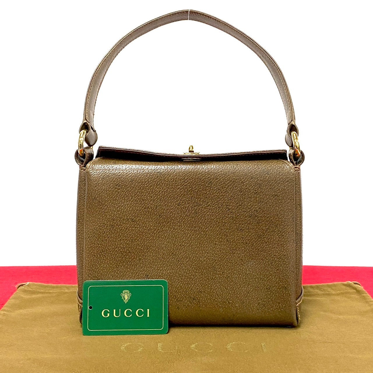 Gucci Gucci Leather Handbag 8 Travel Bag