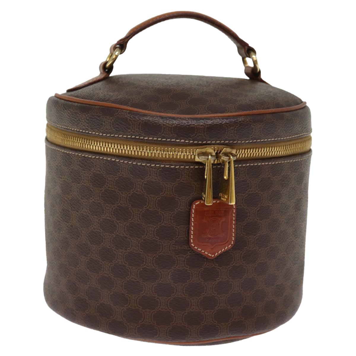 Luxury Macadam Vany Hand Bag Pvc Canvas Brown Travel Bag