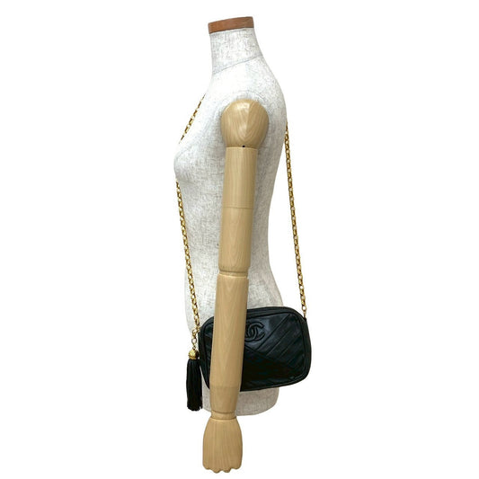 Coco Mark V Stitch Lambskin Shoulder Bag Signature