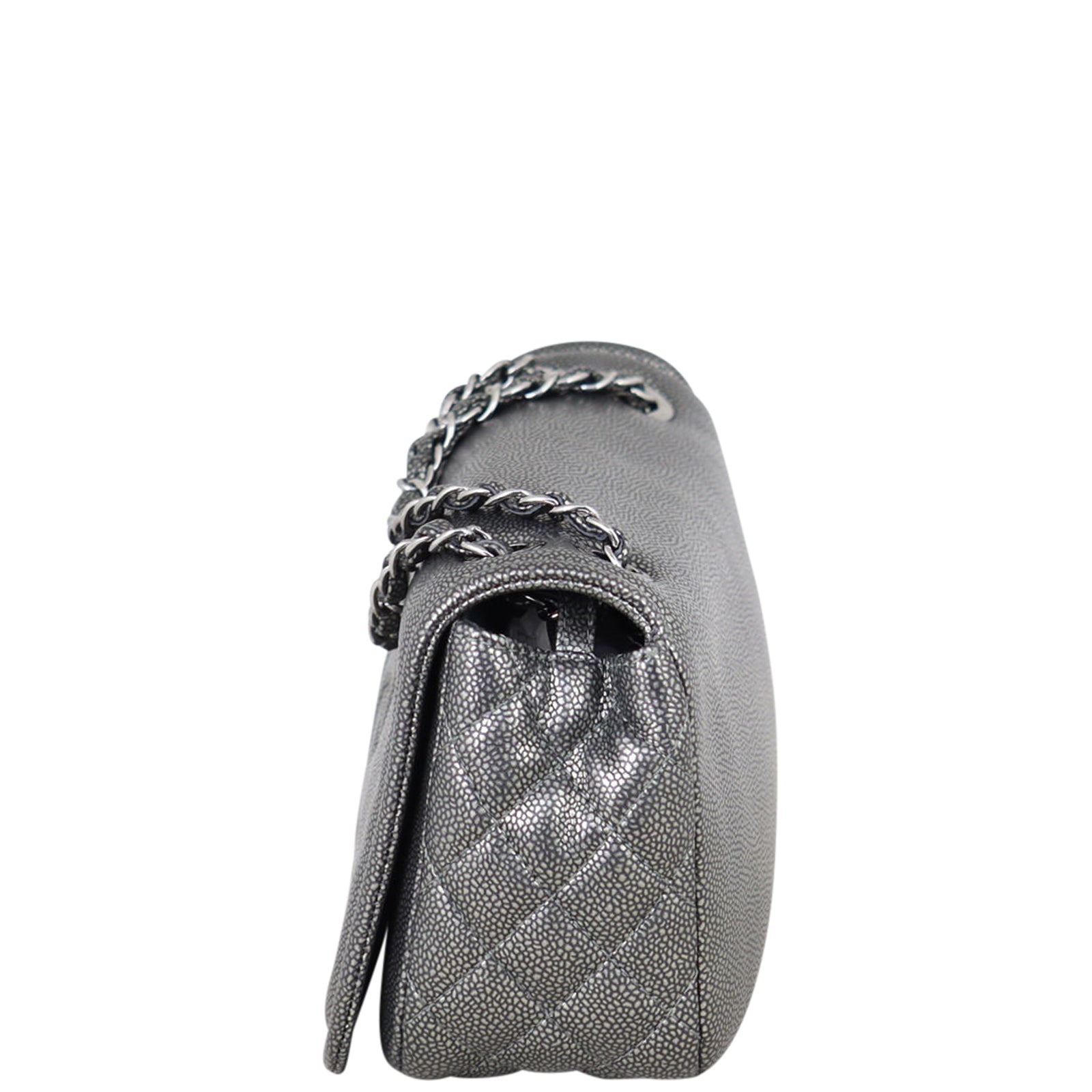 Chanel CC Timeless Bag Grey Flap Handbag