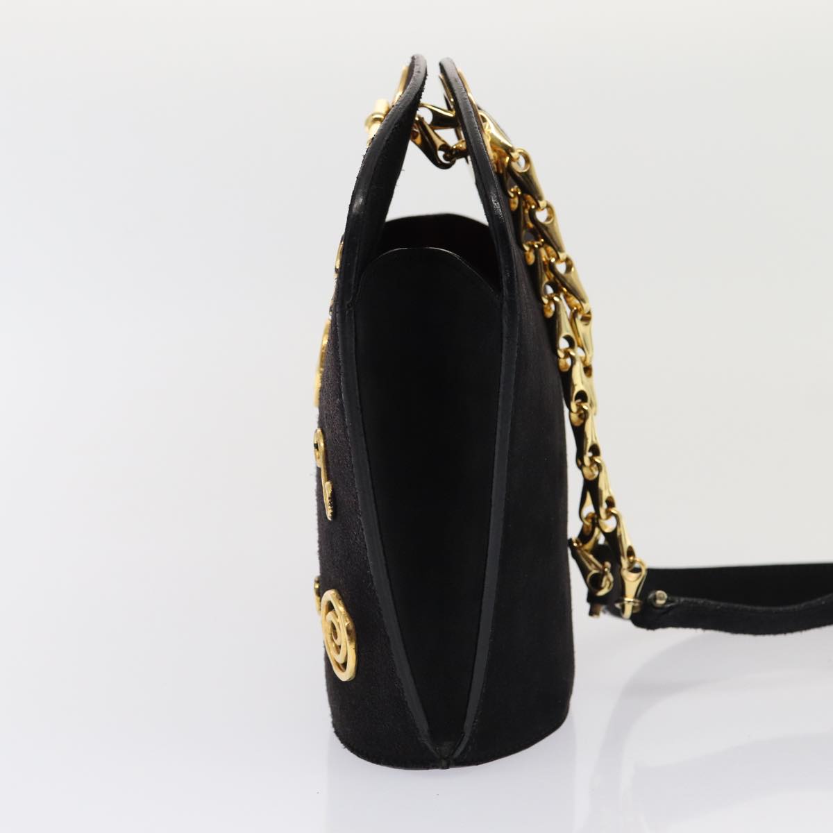 Luxury Shoulder Bag Suede Brown