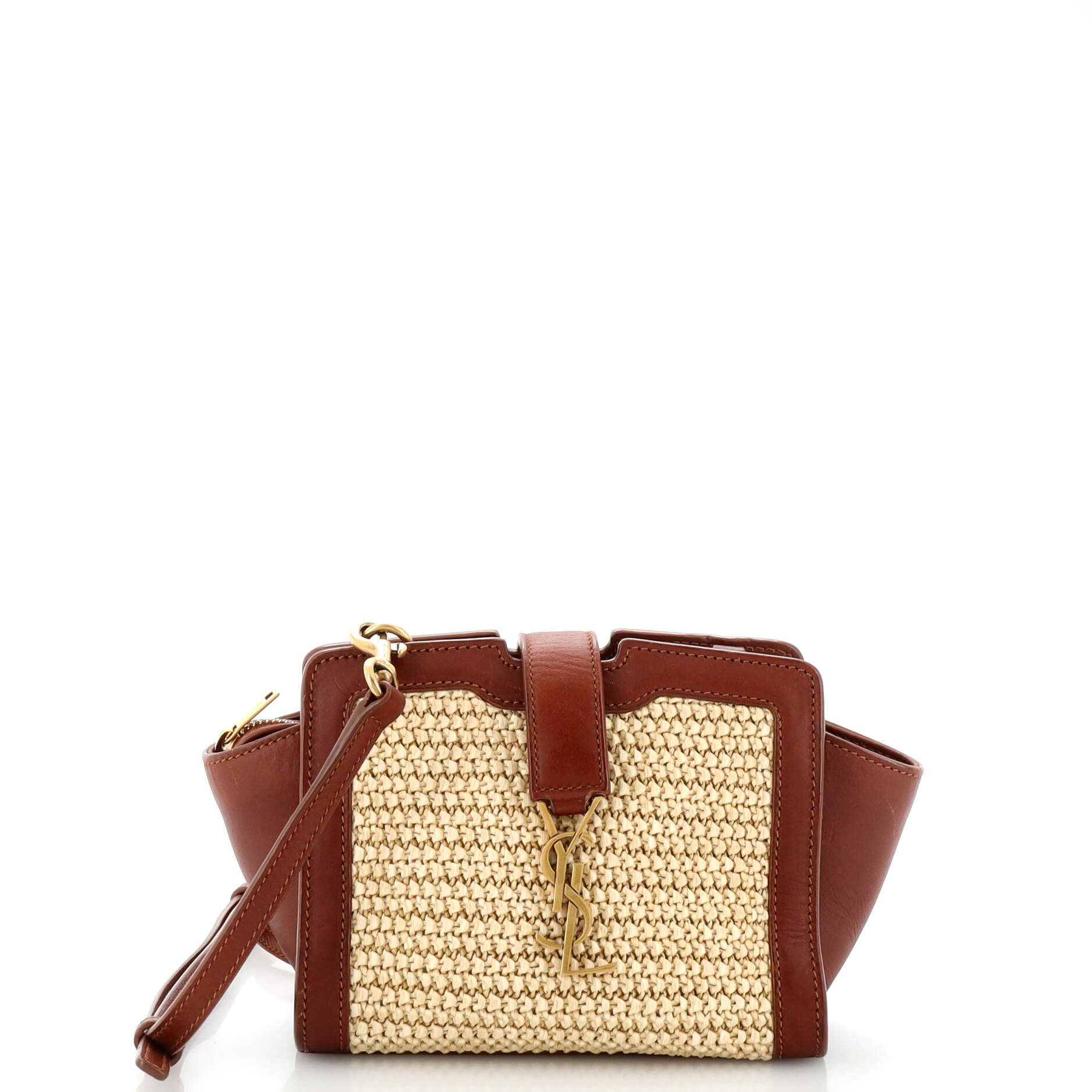 YSL Saint Laurent Luxury Trending Cabas Downtown And Handbag Leather Raffia Monogram Travel Bag