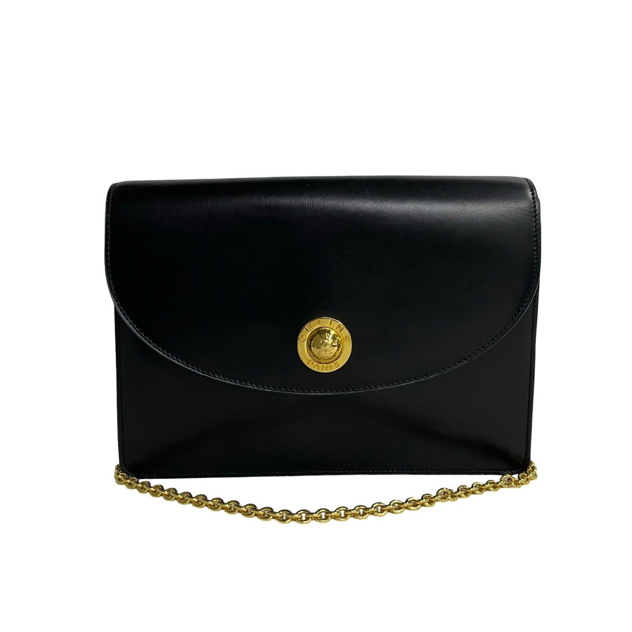 Shoulder Bag Star Ball Metal Women Leather Black