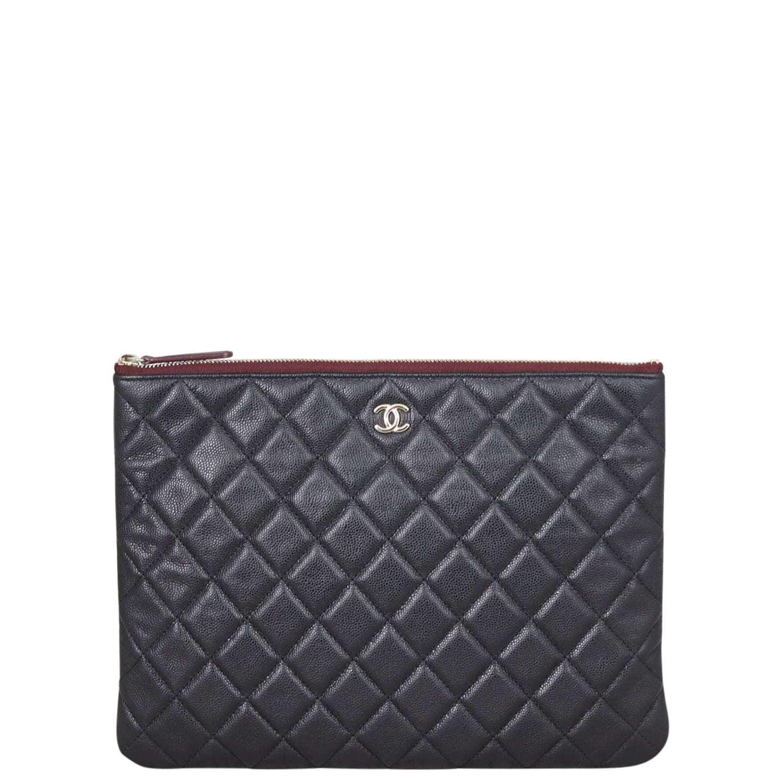 Chanel O-Case Handbag Quilted Medium