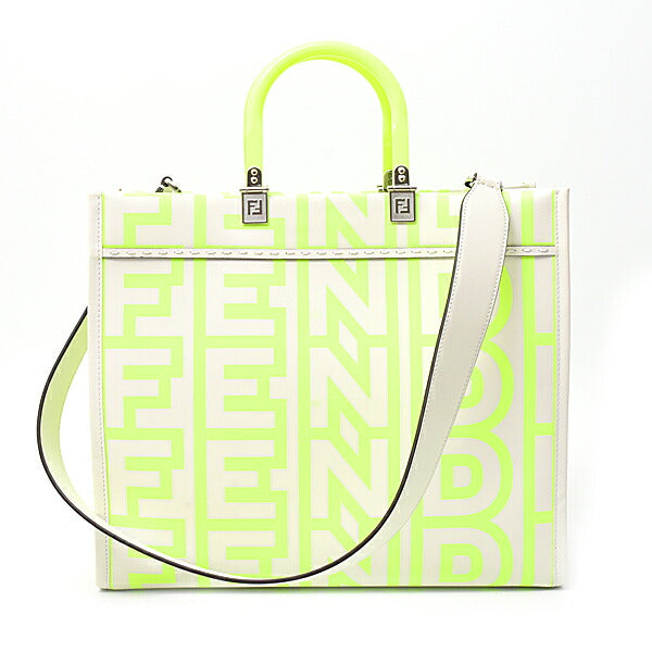 Fendi Sunshine Tote 2Way Bag Leather Tote Bag