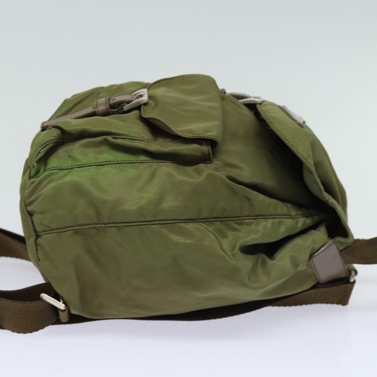 Prada Shoulder Bag Khaki Auth Nylon Khaki Auth 78808