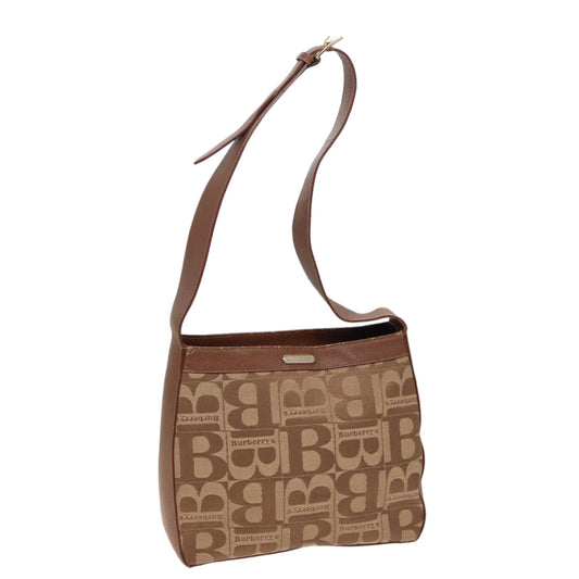 Burberry Luxury ss Shoulder Bag Auth Canvas Brown