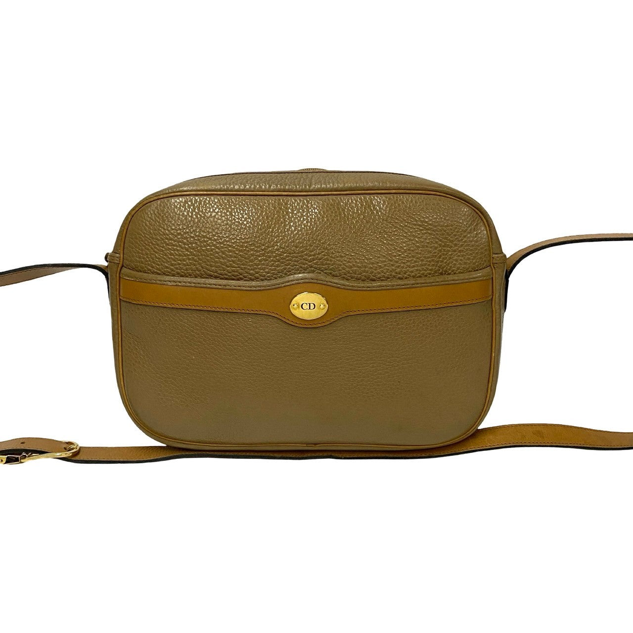 Dior Shoulder Bag Leather Brown