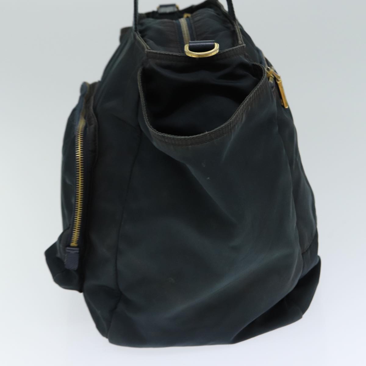 Prada Tote Bag 2Way Auth Nylon Green