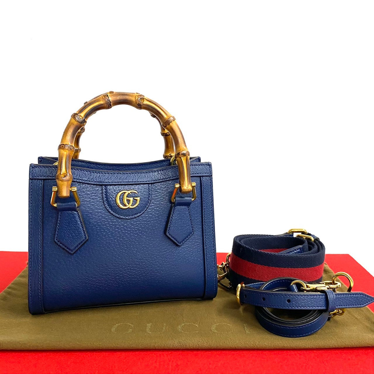 Gucci Diana 2Way Bag Leather Travel Bag