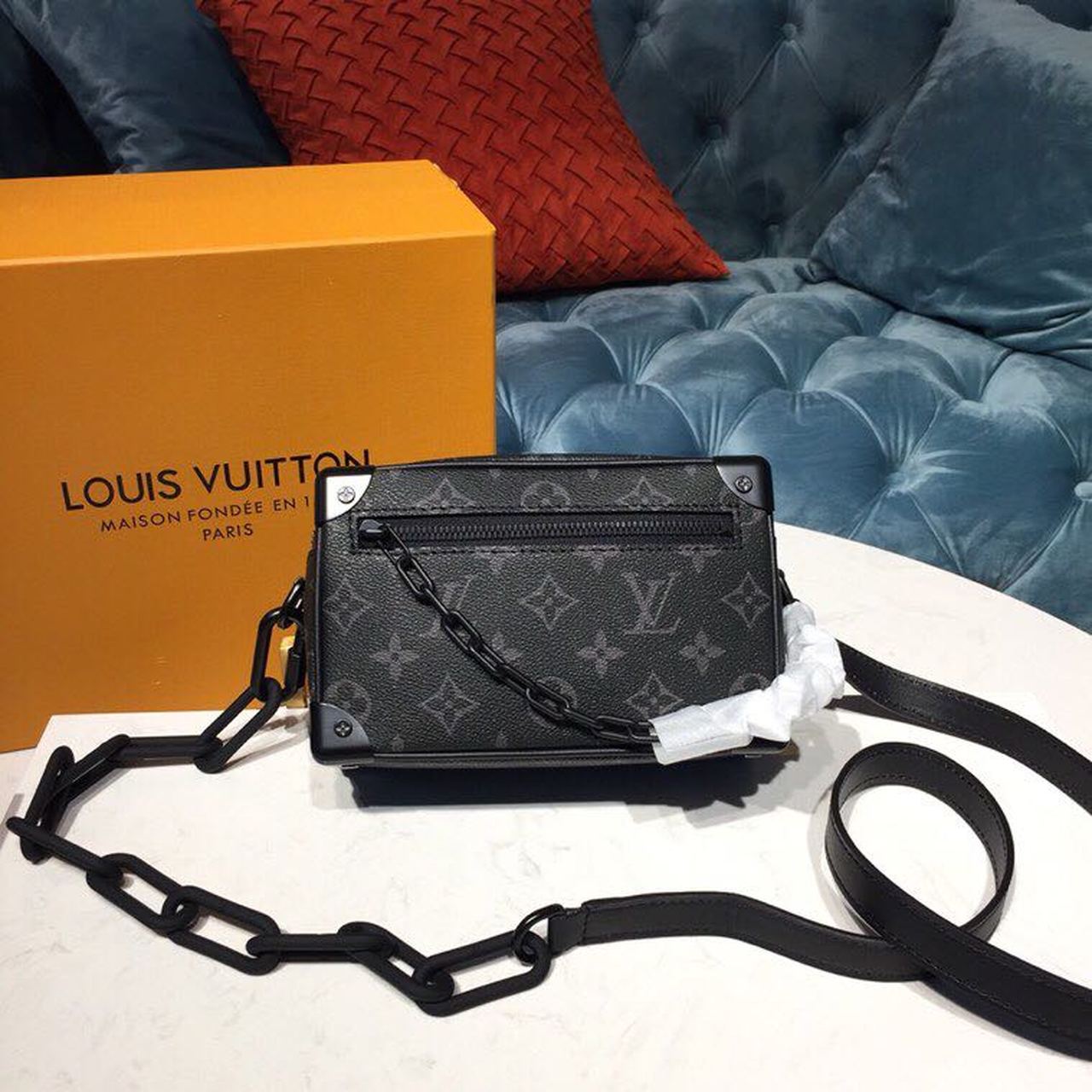 Top Quality Soft Trunk Eclipse By Virgil Canvas Monogram Travel Bag