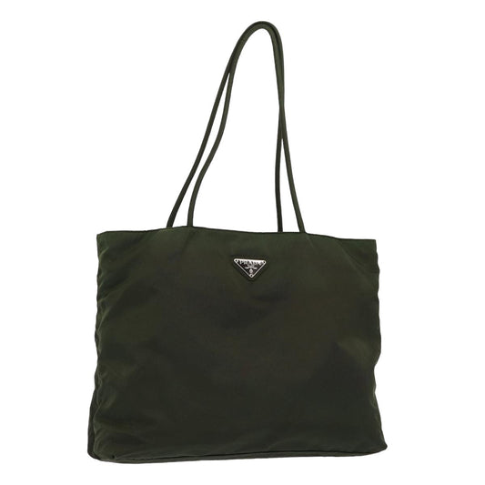 Prada Tote Bag Khaki Auth Nylon Khaki Auth 79522