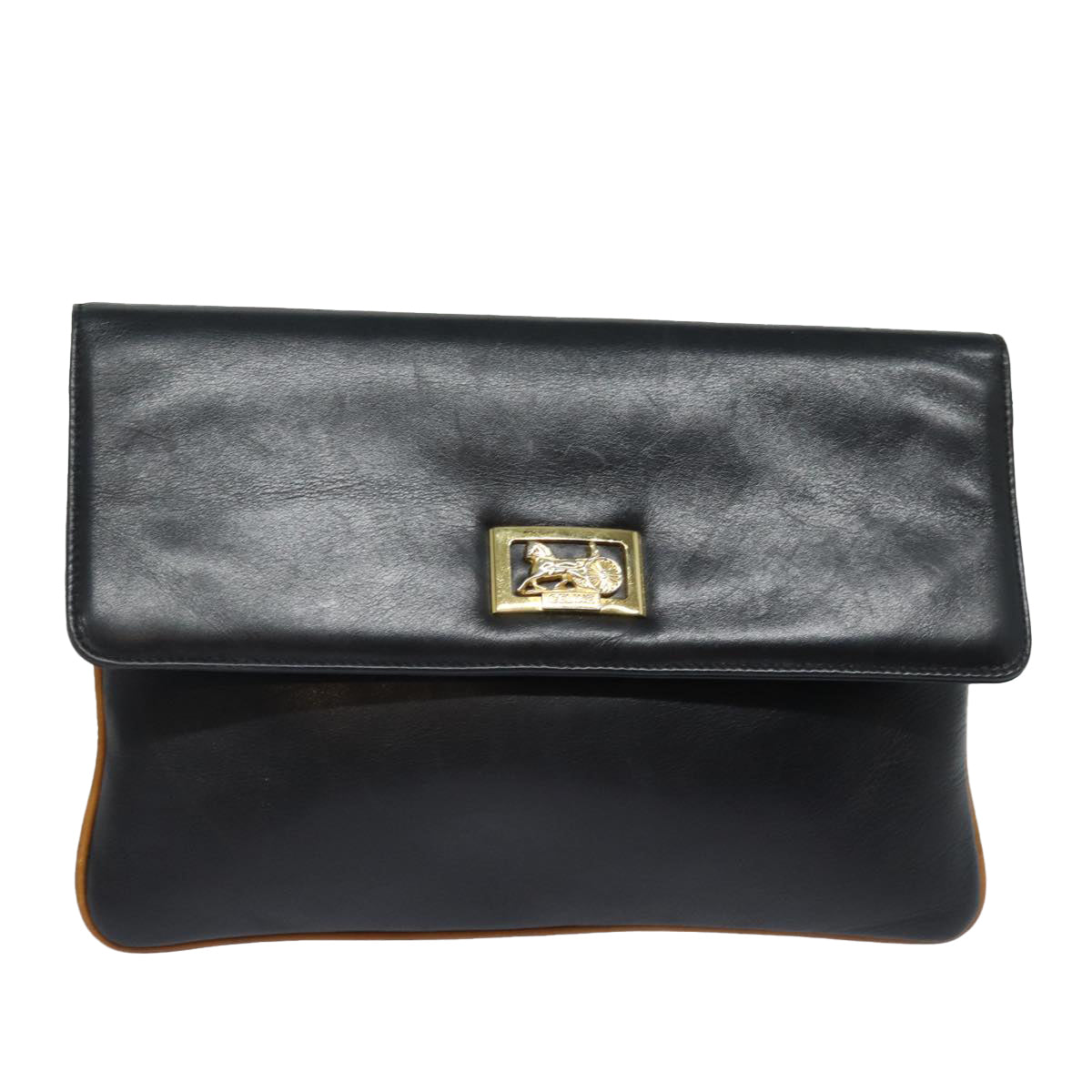 Luxury Clutch Bag Leather Black
