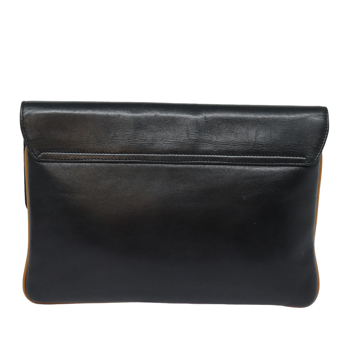 Luxury Clutch Bag Leather Black