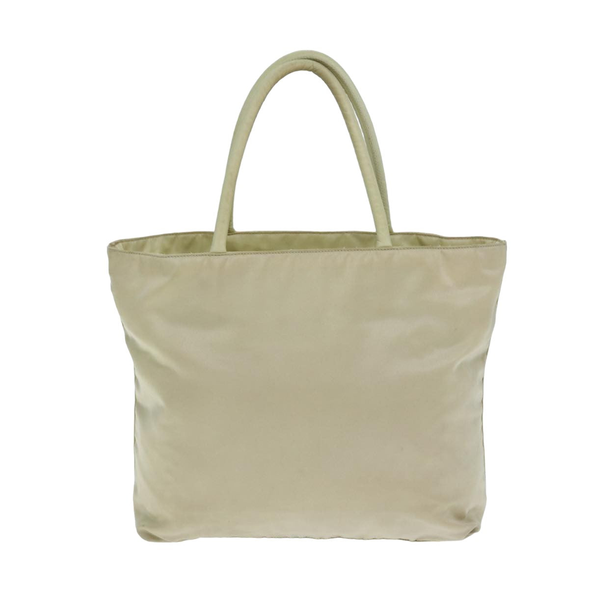 Prada Hand Bag Auth Nylon Beige Travel Bag Beige Auth 79637
