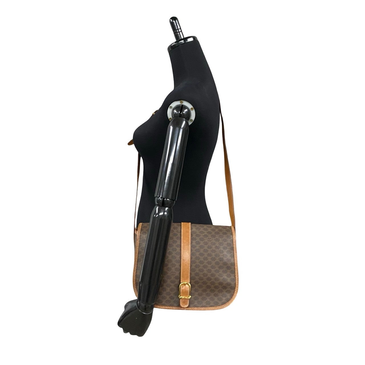 Shoulder Bag , Pvc Macadam Blason Triomphe Leather Brown Pattern Mens