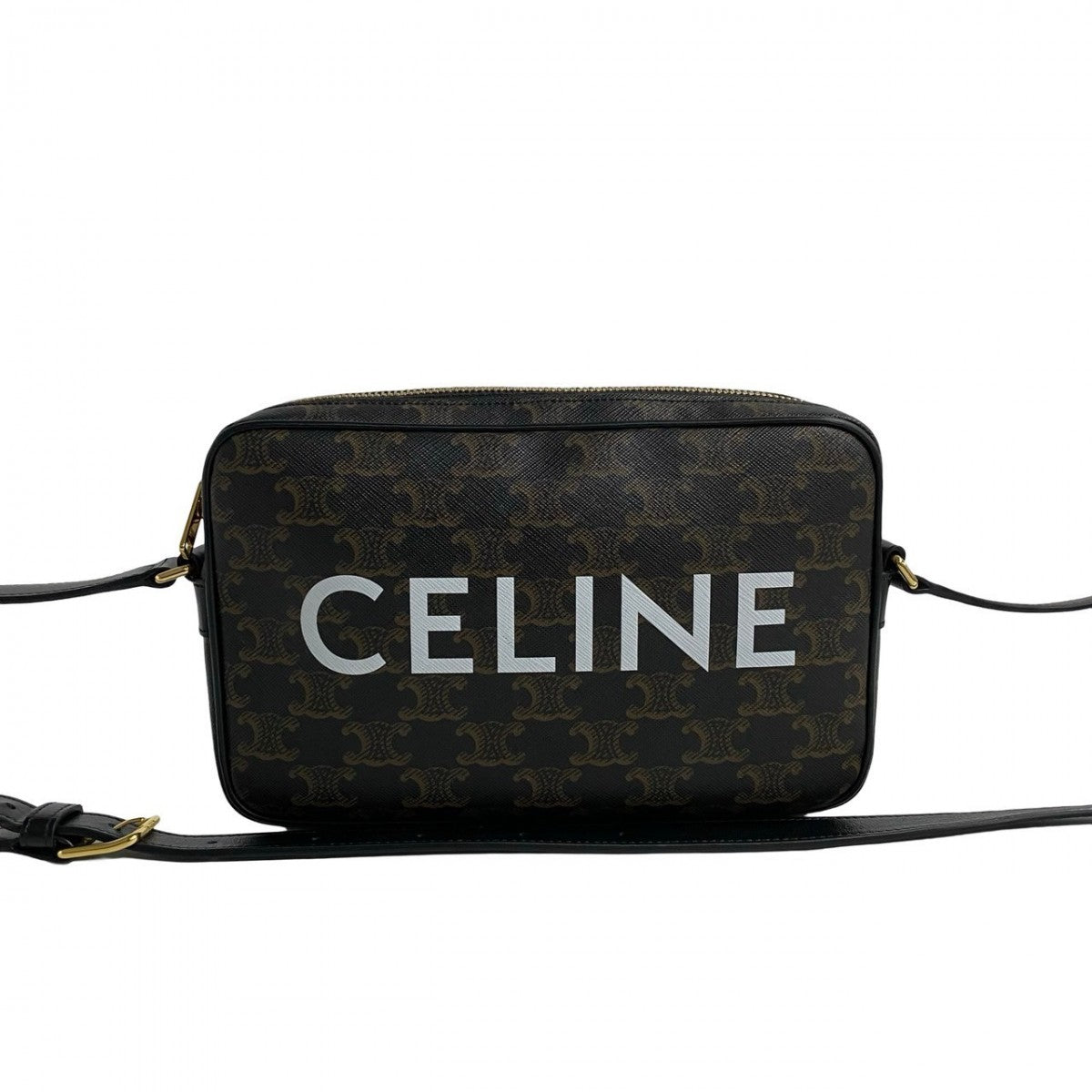 Shoulder Bag , Pvc Triomphe Messenger Women Leather Brown