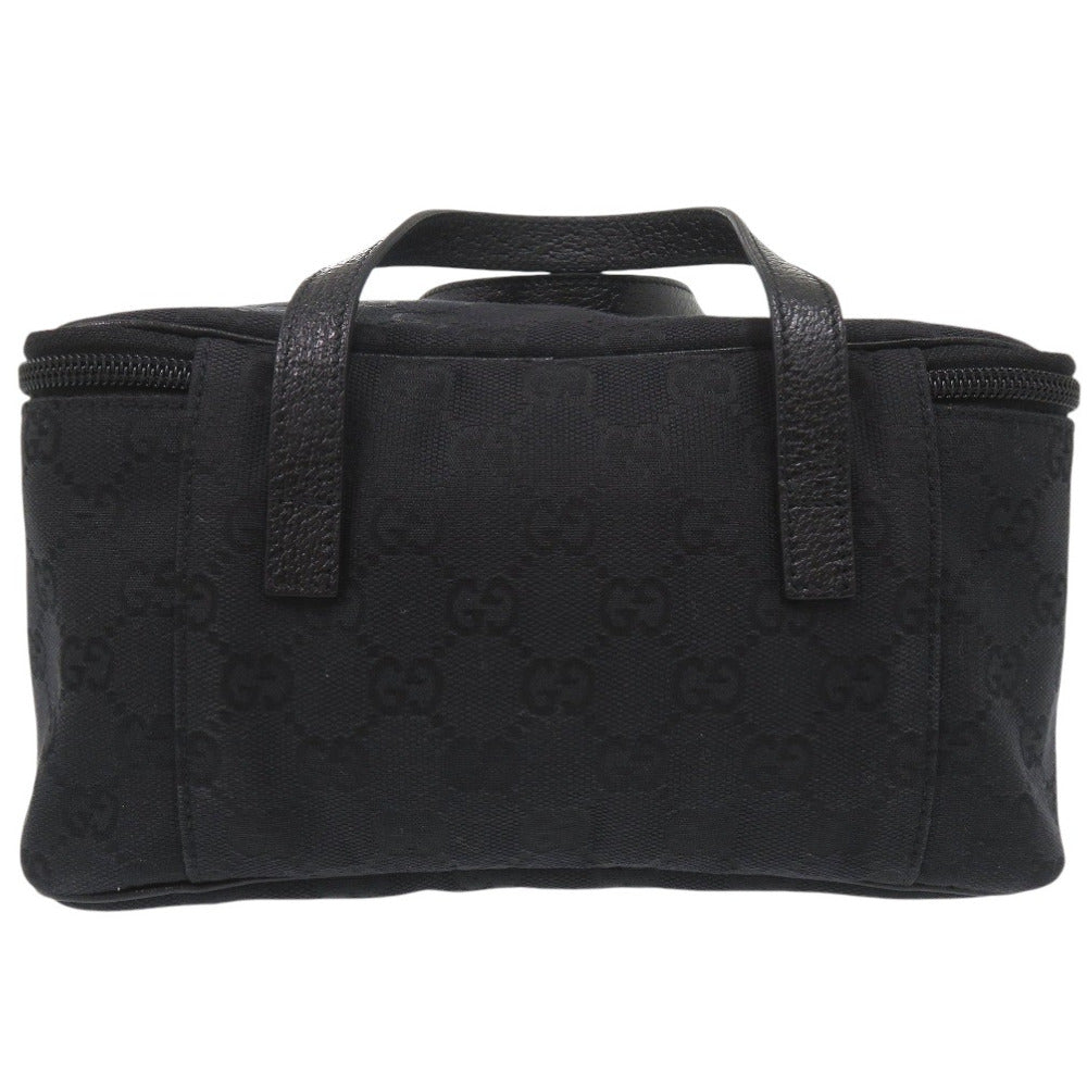 Gucci Pouch GG Canvas Black Travel Bag