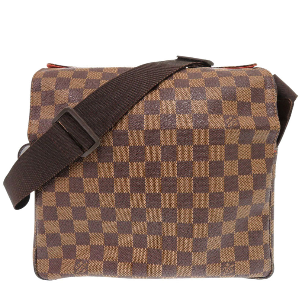 Louis Vuitton N45255 Damier Naviglio Canvas Brown Shoulder Bag