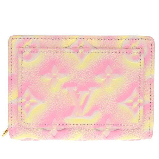 Louis Vuitton Bifold M81529 Ann Platt Light Monogram Pink Wallet Case