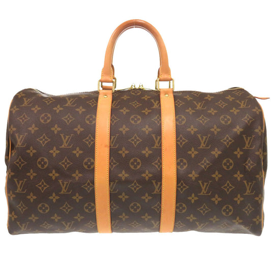 Louis Vuitton Boston Duffel M41428 Keepall 45 Monogram Canvas Brown Travel Bag 7A1217Ba5A9