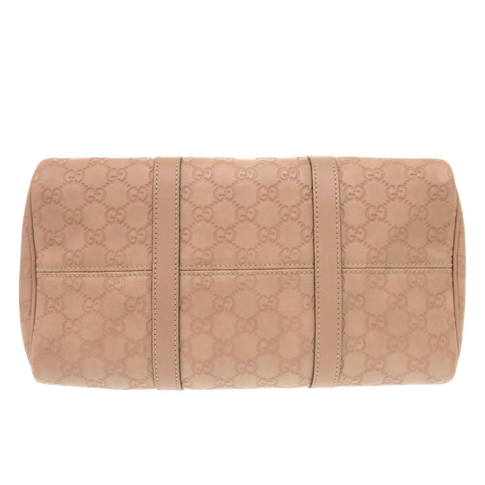 Gucci Boston Duffel Micro Guccisima Leather Pink Travel Bag