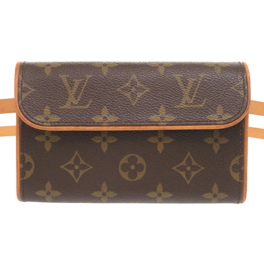 Louis Vuitton Waist M51855 Pochette Florentine Monogram Canvas Brown Clutch Bag 7A1451Eg5K11